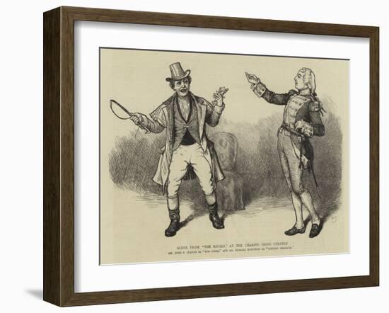 Scene from The Rivals at the Charing Cross Theatre-Charles Green-Framed Giclee Print