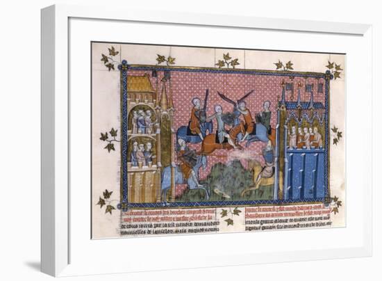 Scene from the Romance of Lancelot of the Lake-Gautier-Framed Giclee Print