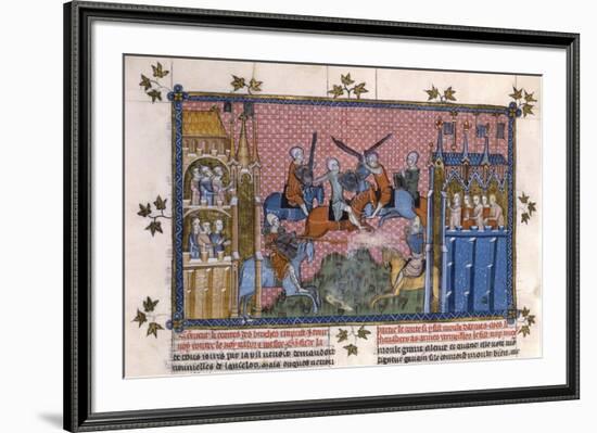 Scene from the Romance of Lancelot of the Lake-Gautier-Framed Giclee Print