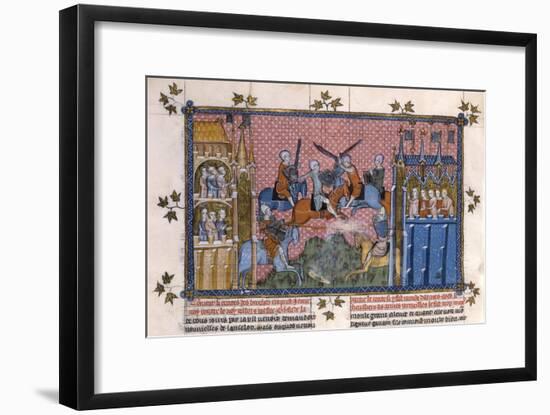 Scene from the Romance of Lancelot of the Lake-Gautier-Framed Giclee Print