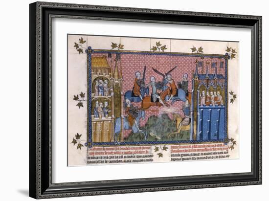 Scene from the Romance of Lancelot of the Lake-Gautier-Framed Giclee Print