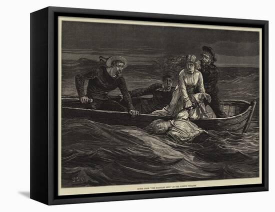 Scene from The Scuttled Ship, at the Olympic Theatre-Francis S. Walker-Framed Premier Image Canvas