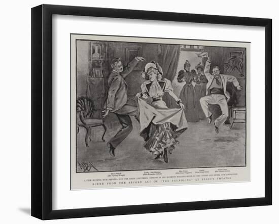 Scene from the Second Act of The Foundling at Terry's Theatre-Alexander Stuart Boyd-Framed Giclee Print