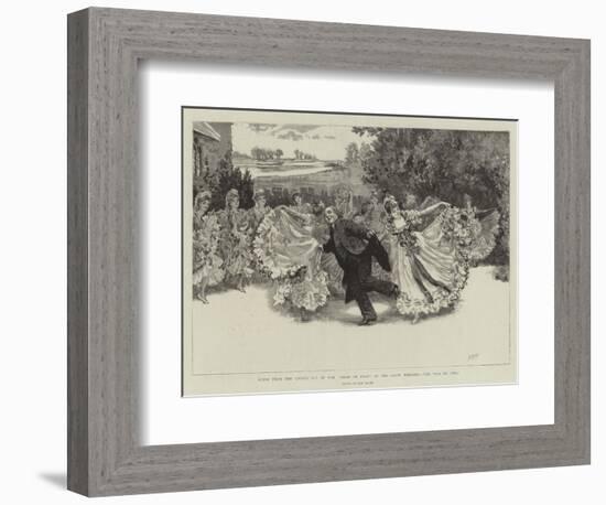 Scene from the Second Act of the Vicar of Bray at the Savoy Theatre, the Pas De Cinq-Henry Marriott Paget-Framed Giclee Print