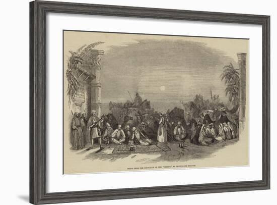 Scene from the Spectacle of the Desert, at Drury-Lane Theatre-null-Framed Giclee Print