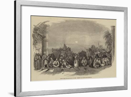 Scene from the Spectacle of the Desert, at Drury-Lane Theatre-null-Framed Giclee Print