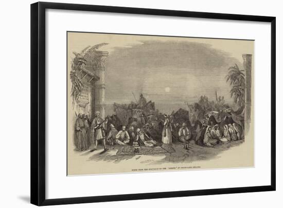 Scene from the Spectacle of the Desert, at Drury-Lane Theatre-null-Framed Giclee Print
