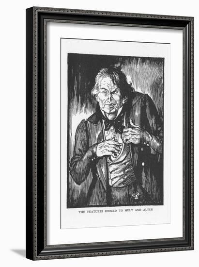 Scene from the Strange Case of Dr Jekyll and Mr Hyde by Robert Louis Stevenson, 1927-Edmund Joseph Sullivan-Framed Giclee Print