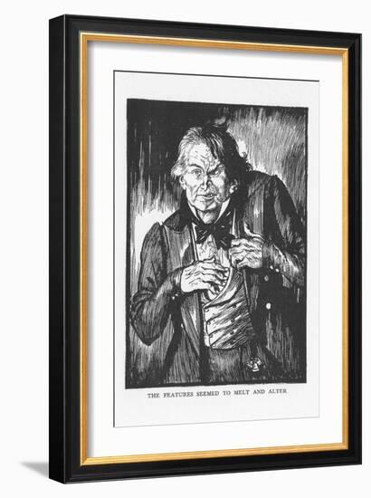 Scene from the Strange Case of Dr Jekyll and Mr Hyde by Robert Louis Stevenson, 1927-Edmund Joseph Sullivan-Framed Giclee Print