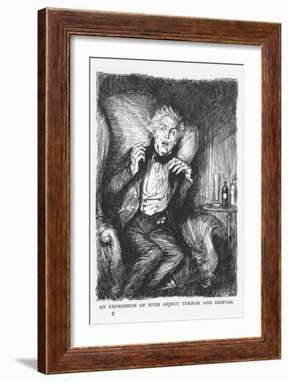 Scene from the Strange Case of Dr Jekyll and Mr Hyde by Robert Louis Stevenson, 1927-Edmund Joseph Sullivan-Framed Giclee Print
