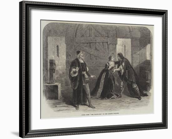 Scene from The Watch-Cry, at the Lyceum Theatre-null-Framed Giclee Print
