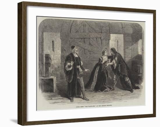 Scene from The Watch-Cry, at the Lyceum Theatre-null-Framed Giclee Print