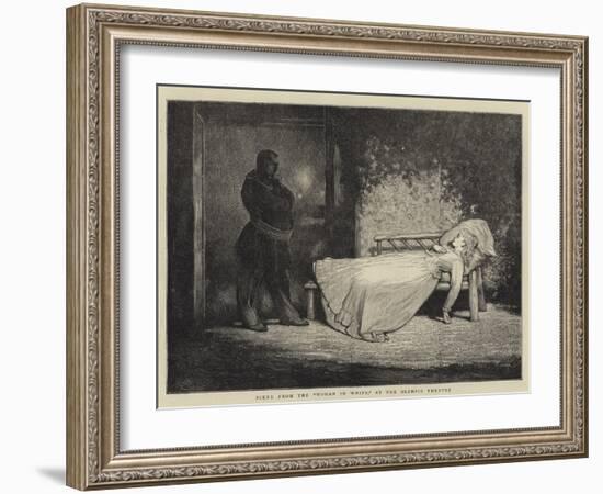 Scene from the Woman in White, at the Olympic Theatre-Sir James Dromgole Linton-Framed Giclee Print