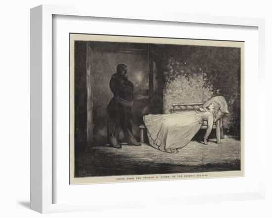 Scene from the Woman in White, at the Olympic Theatre-Sir James Dromgole Linton-Framed Giclee Print