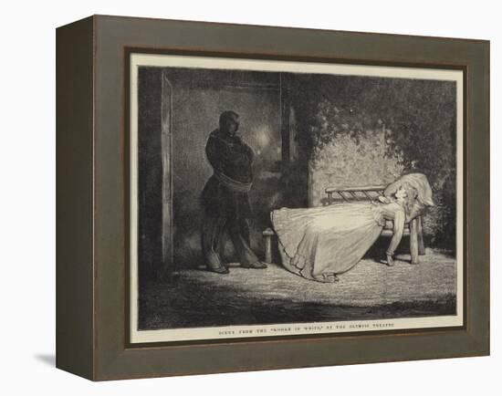 Scene from the Woman in White, at the Olympic Theatre-Sir James Dromgole Linton-Framed Premier Image Canvas