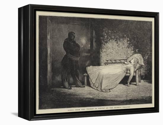 Scene from the Woman in White, at the Olympic Theatre-Sir James Dromgole Linton-Framed Premier Image Canvas