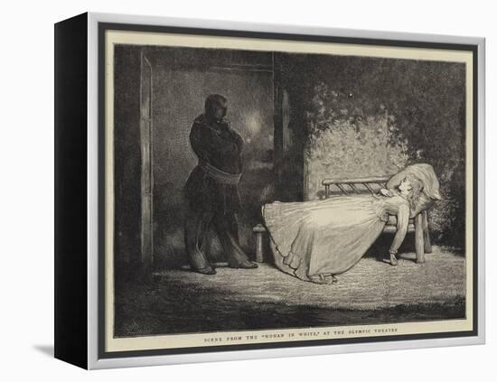 Scene from the Woman in White, at the Olympic Theatre-Sir James Dromgole Linton-Framed Premier Image Canvas