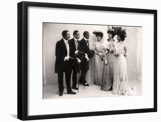 Scene from Three Little Maids, Early 20th Century-null-Framed Photographic Print