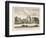 Scene in Amsterdam: Boats on the City's Waterways-P. Schenck-Framed Art Print