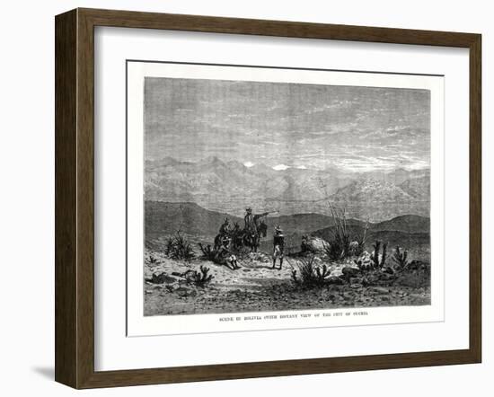 Scene in Bolivia, 1877-null-Framed Giclee Print