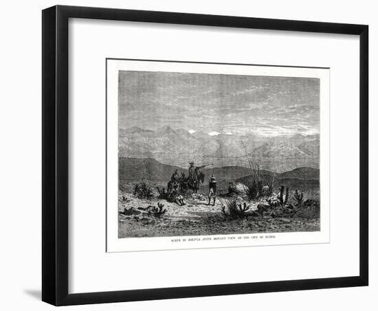 Scene in Bolivia, 1877-null-Framed Giclee Print