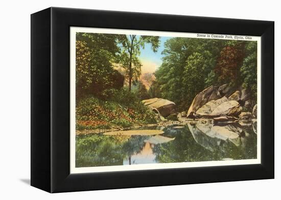 Scene in Cascade Park, Elyria, Ohio-null-Framed Stretched Canvas