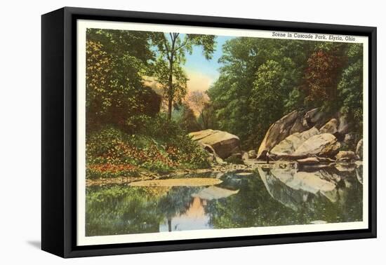 Scene in Cascade Park, Elyria, Ohio-null-Framed Stretched Canvas