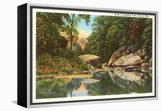 Scene in Cascade Park, Elyria, Ohio-null-Framed Stretched Canvas