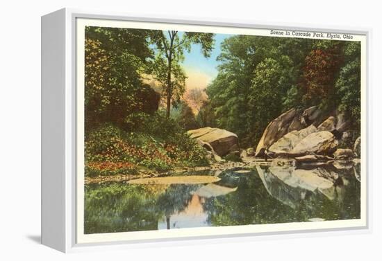 Scene in Cascade Park, Elyria, Ohio-null-Framed Stretched Canvas