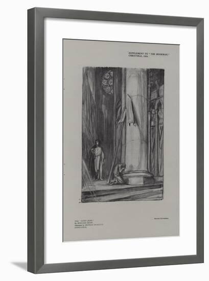 Scene in Rheims Cathedral from Saint Joan-Charles Ricketts-Framed Giclee Print