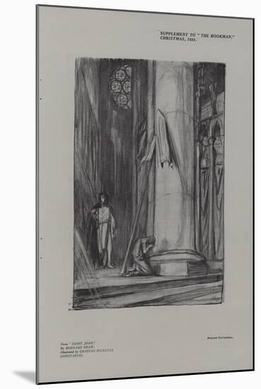 Scene in Rheims Cathedral from Saint Joan-Charles Ricketts-Mounted Giclee Print