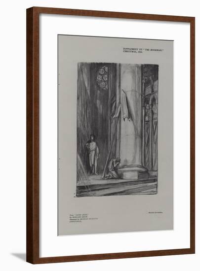 Scene in Rheims Cathedral from Saint Joan-Charles Ricketts-Framed Giclee Print