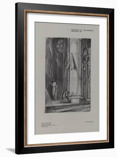 Scene in Rheims Cathedral from Saint Joan-Charles Ricketts-Framed Giclee Print