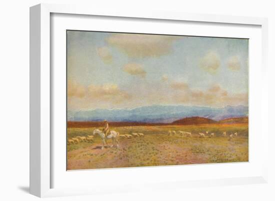 'Scene in the Australian Middle Lowlands', 1924-Unknown-Framed Giclee Print