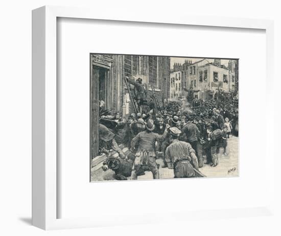 Scene in the Birmingham 'No Popery' riots', 1868 (1906)-Unknown-Framed Giclee Print