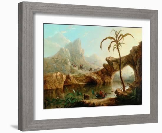 Scene In The Himalayas-William Daniell-Framed Giclee Print