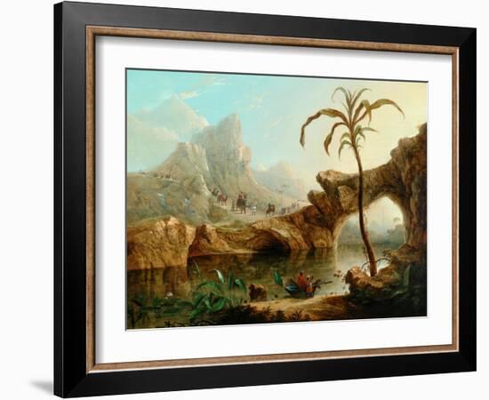 Scene In The Himalayas-William Daniell-Framed Giclee Print