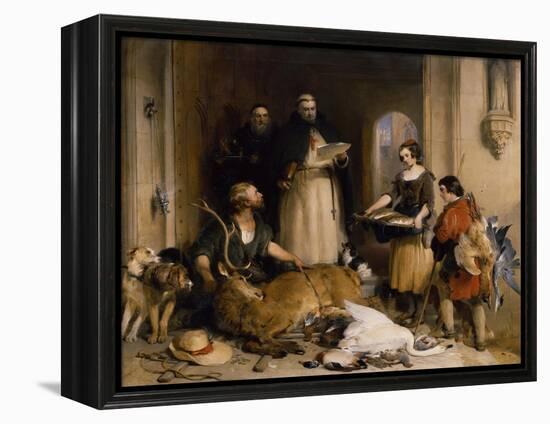 Scene in the Olden Time at Bolton Abbey, C.1834-Edwin Henry Landseer-Framed Premier Image Canvas