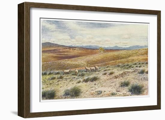 Scene in the Snowy Mountains Near Canberra-Percy F.s. Spence-Framed Art Print