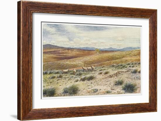 Scene in the Snowy Mountains Near Canberra-Percy F.s. Spence-Framed Art Print