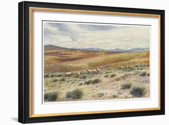 Scene in the Snowy Mountains Near Canberra-Percy F.s. Spence-Framed Art Print