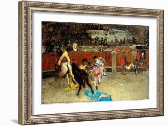 Scene of Bullfight-Fortuny y Marsal Mariano-Framed Giclee Print