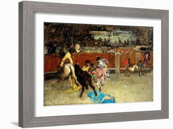 Scene of Bullfight-Fortuny y Marsal Mariano-Framed Giclee Print