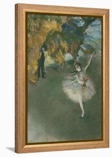 Scene of Dance or l'etoile-Edgar Degas-Framed Premier Image Canvas