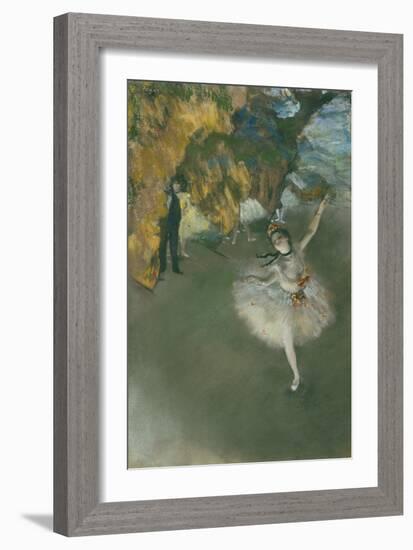 Scene of Dance or l'etoile-Edgar Degas-Framed Giclee Print