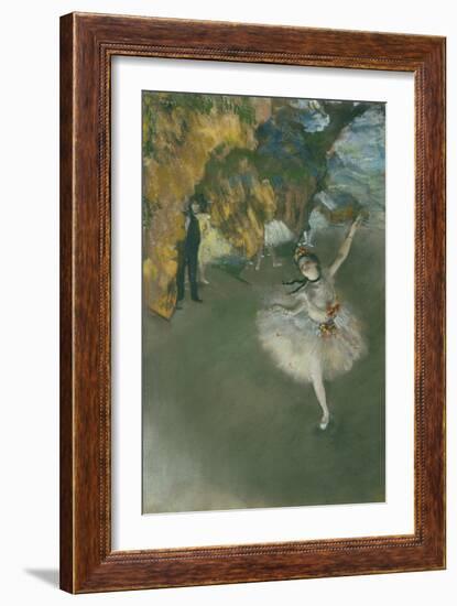 Scene of Dance or l'etoile-Edgar Degas-Framed Giclee Print