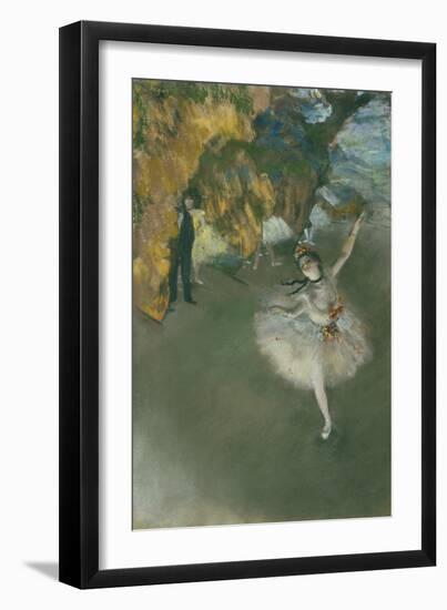 Scene of Dance or l'etoile-Edgar Degas-Framed Giclee Print