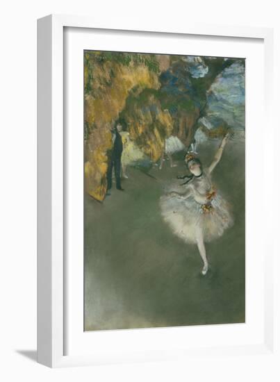 Scene of Dance or l'etoile-Edgar Degas-Framed Giclee Print