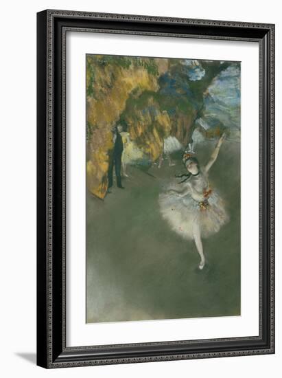 Scene of Dance or l'etoile-Edgar Degas-Framed Giclee Print