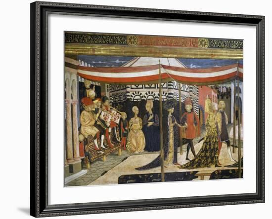 Scene of Dancing-Giovanni Di Ser Giovanni-Framed Giclee Print